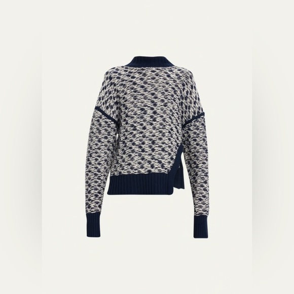 3.1 Phillip Lim long sleeve wool jacquard turtleneck sweater - Picture 1 of 6